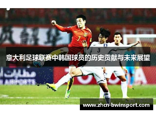 意大利足球联赛中韩国球员的历史贡献与未来展望